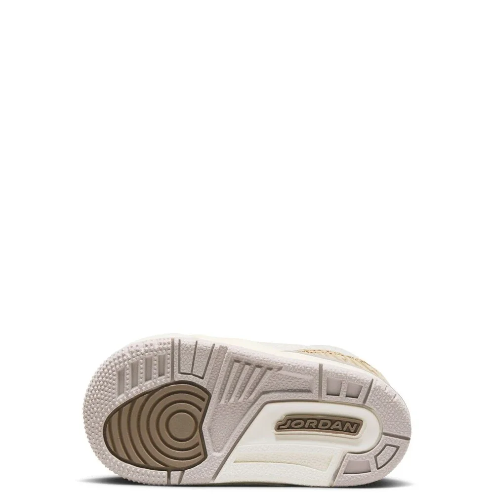 Air Jordan 3 Retro Palomino DM0968-102 Toddler 5 Beige Lifestyle Shoes RHS9369